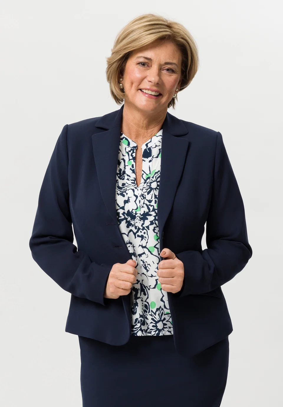 Blazer einfarbig 